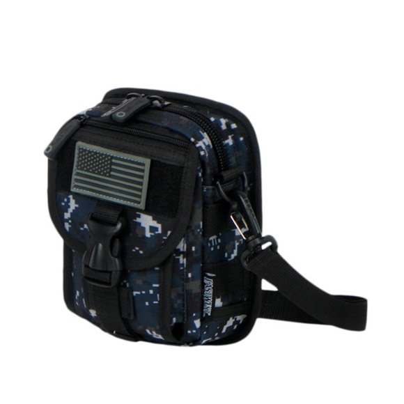 Tactical Molle Pouch Waist Belt Utility Gadget Bag - Picture 3 of 8